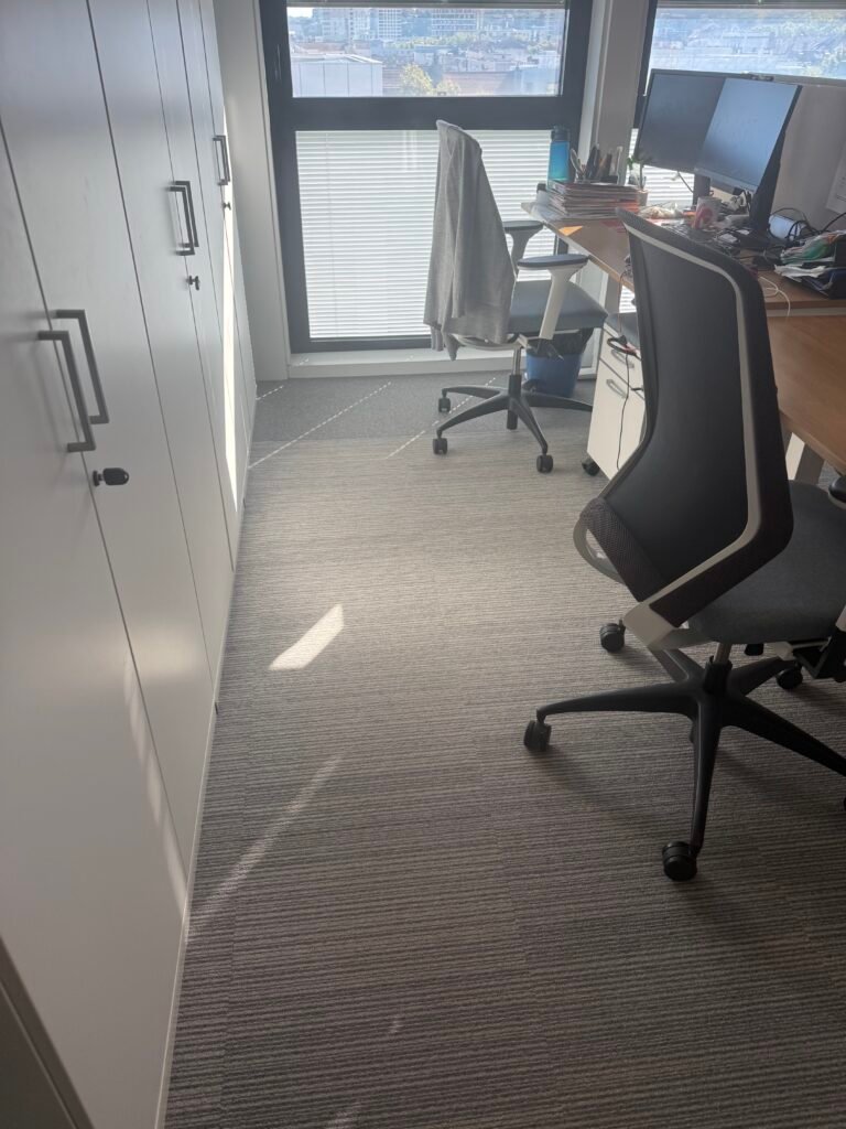 Résultat d’un entretien de moquette en entreprise